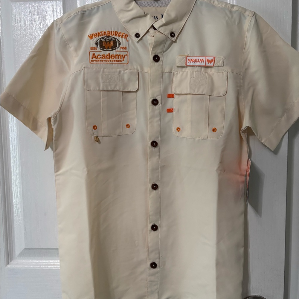 Magellan whataburger fishing shirt